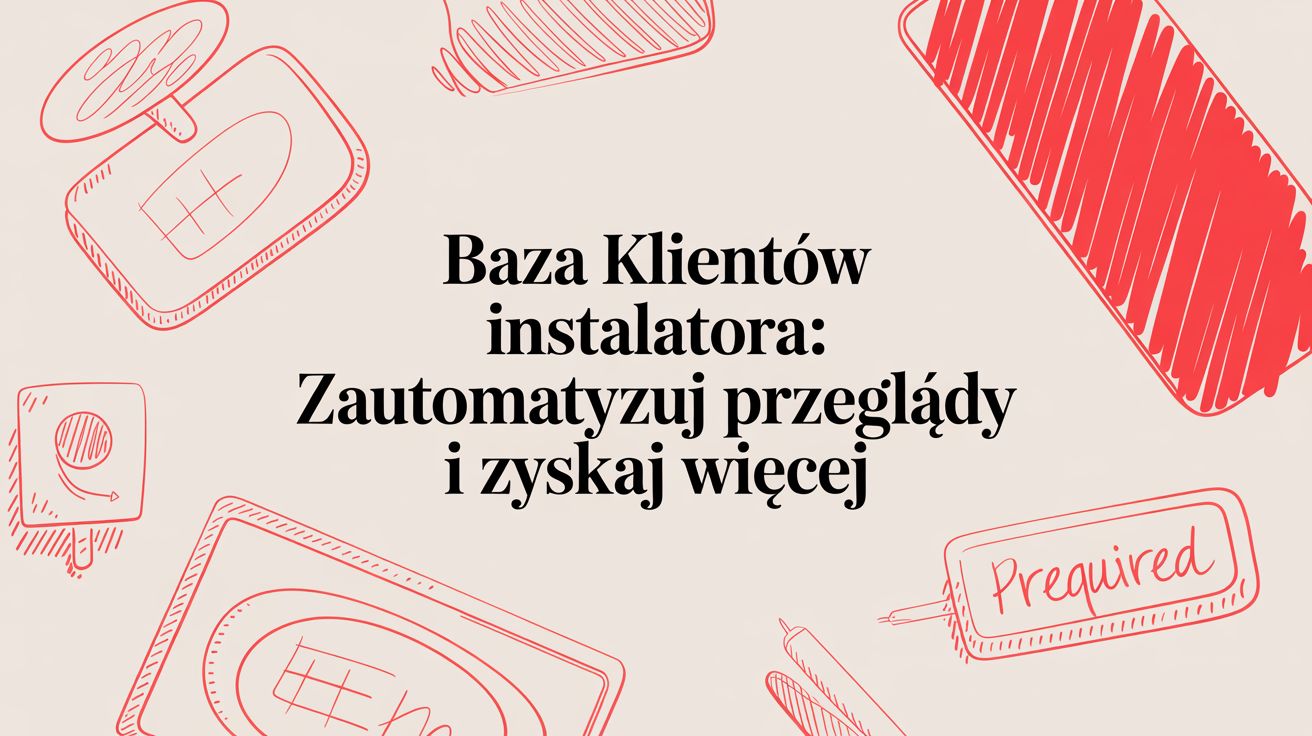 Baza klientów instalatora: Jak przestać tracić zlecenia serwisowe