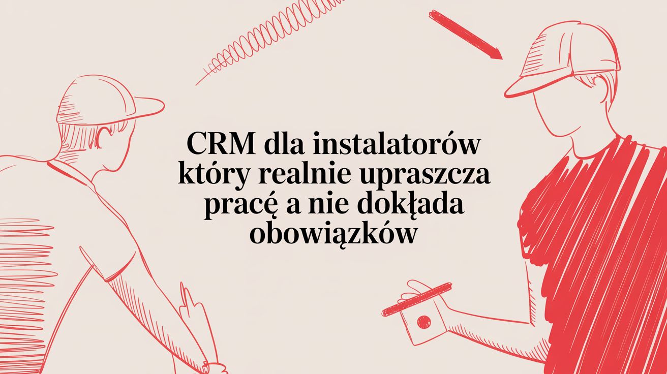 CRM dla instalatorów, który upraszcza pracę, a nie dokłada obowiązków