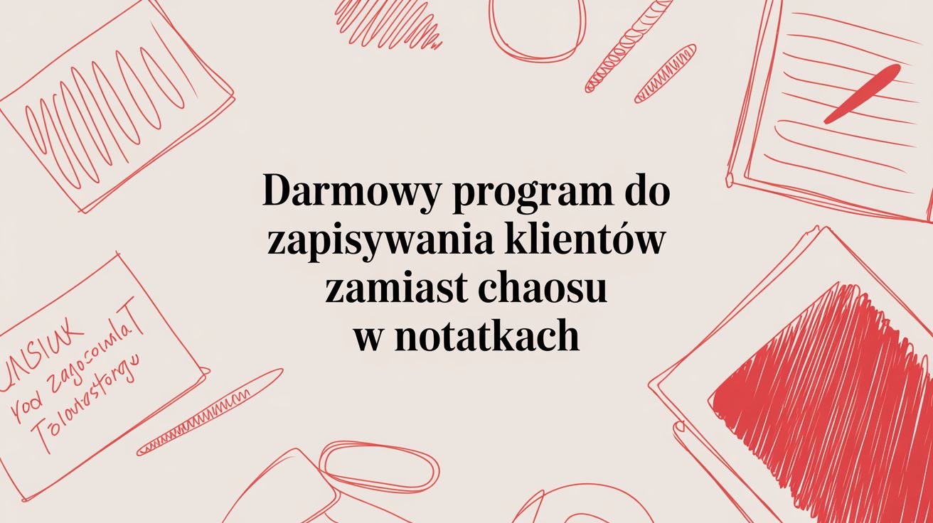 Darmowy program do zapisywania klientów zamiast chaosu w notatkach