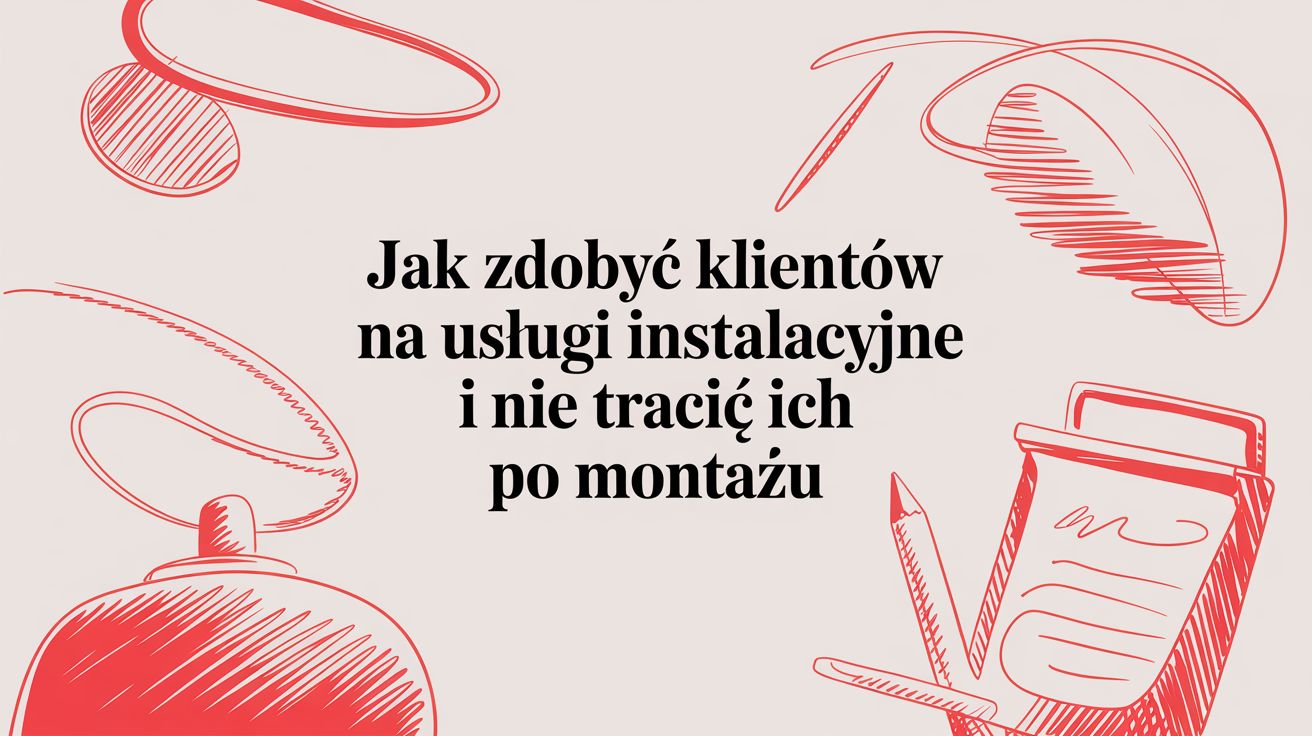 Jak zdobyć klientów na usługi instalacyjne i nie tracić ich po montażu