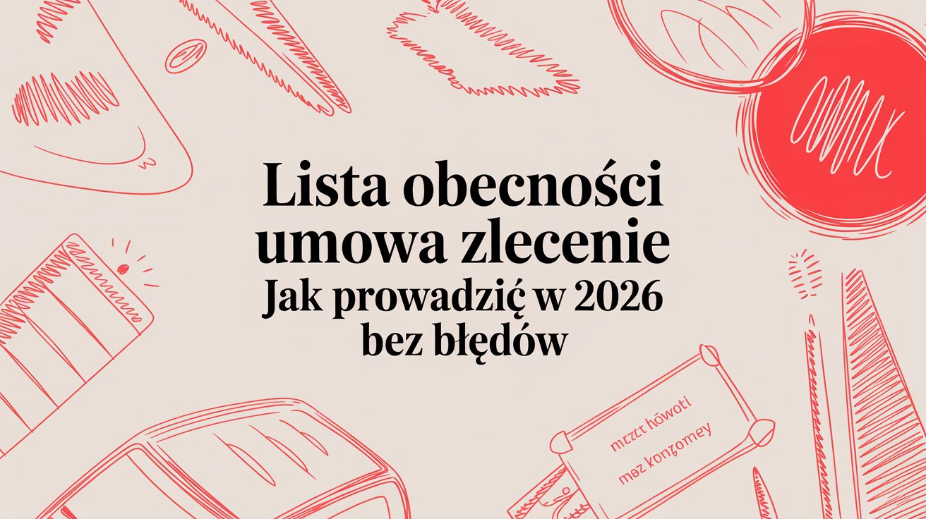 Lista obecności a umowa zlecenie: Jak uniknąć błędów i chaosu w firmie instalacyjnej