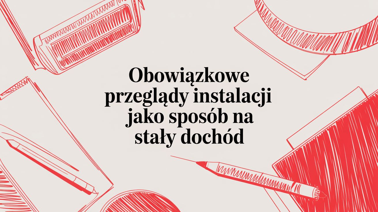 Obowiązkowe przeglądy instalacji jako sposób na stały dochód