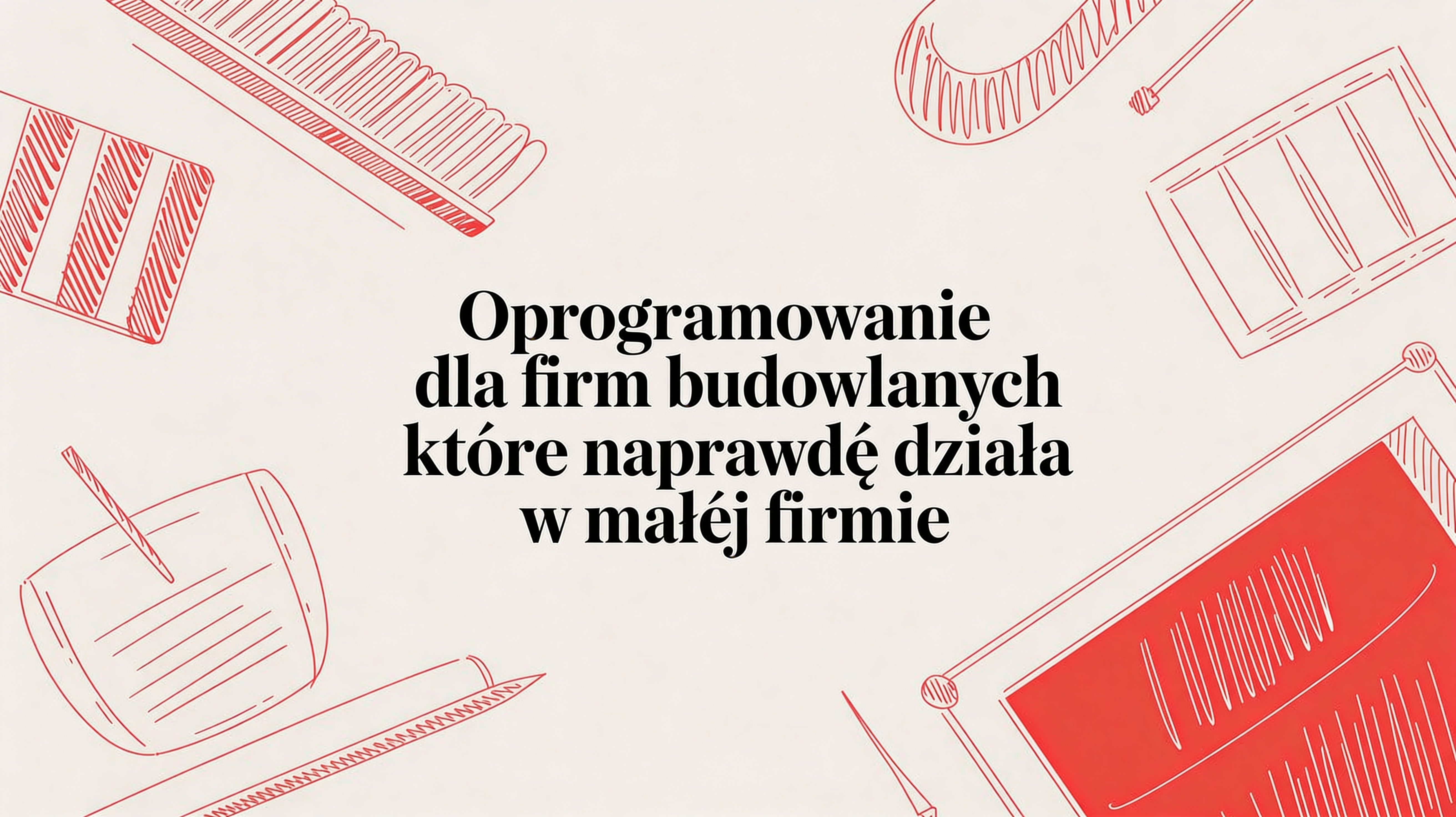 Oprogramowanie dla firm budowlanych które naprawdę działa w małej firmie
