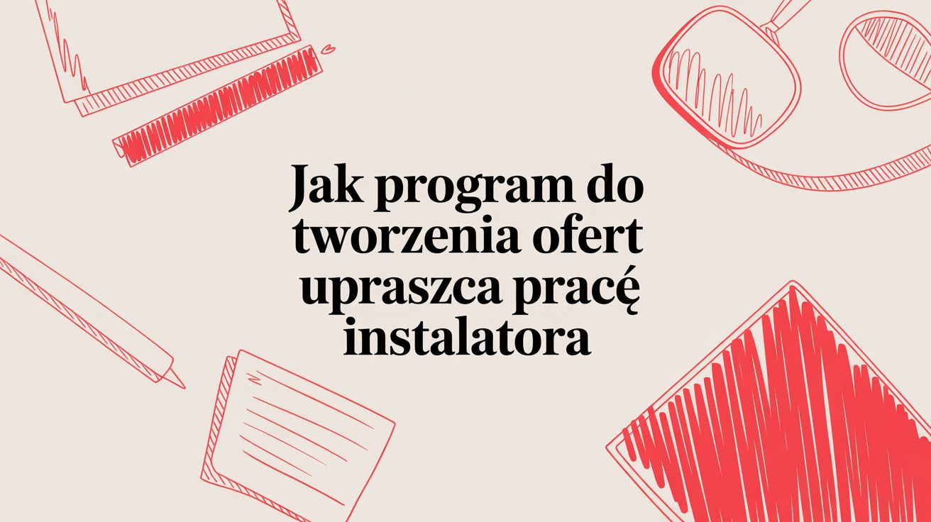 Dlaczego Excel nie wystarcza? Jak program do tworzenia ofert porządkuje pracę instalatora