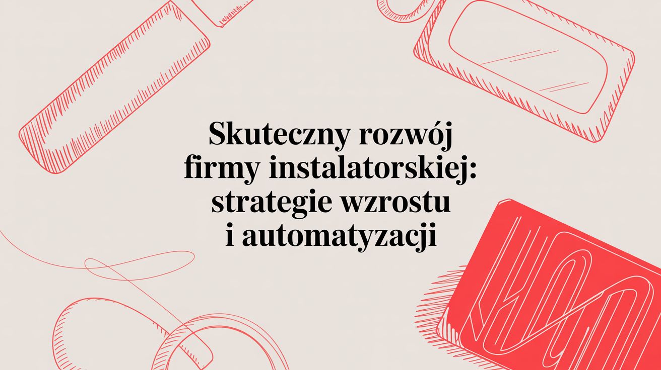 Skuteczny rozwój firmy instalatorskiej: od chaosu w zleceniach do automatyzacji